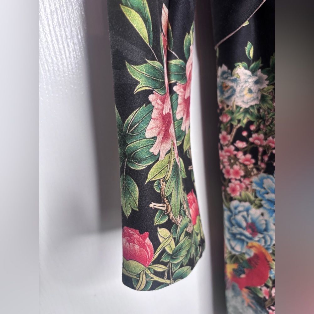 Anthropologie Solitaire Faux Suede Floral Coat - Picture 3 of 9